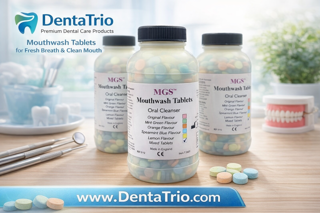 )  🦷 قرص دهانشویه MGS بسته 1000 عددی | خرید Mouthwash Tablets MGS