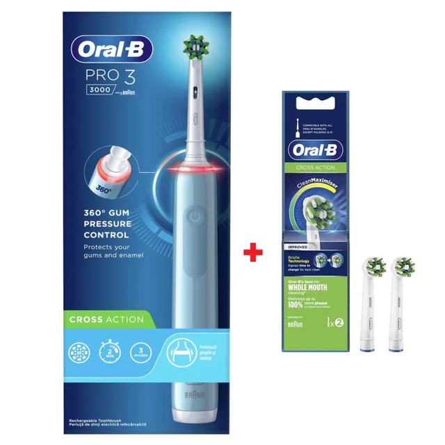 مسواک برقی اورال-بی مدل Pro Series 3 به همراه 2 عدد سری یدک 102634940