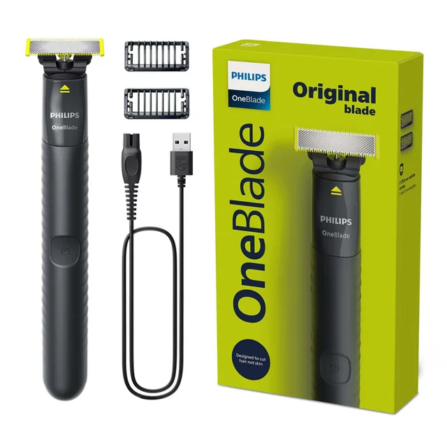 ماشین اصلاح موی صورت فیلیپس مدل QP1424.10 شارژی با تکنولوژی OneBlade، ضدآب، قابل استفاده خ 101709499