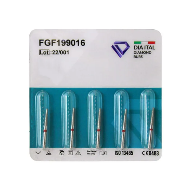 فرز الماسی دیا ایتالیا مدل Round End Tapers 199 سایز 018 بسته 5 عددی 101541896