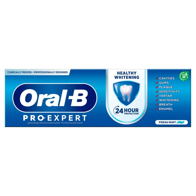 خمیر دندان اورال-بی مدل PRO-EXPERT HEALTHY WHITENING  حجم 75 میلی لیتر 101626988