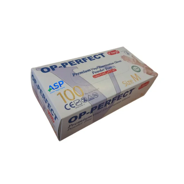 دستکش وینیل اپی‌پرفکت مدل پریمیوم سایز مدیوم بسته 100 عددی 101533310