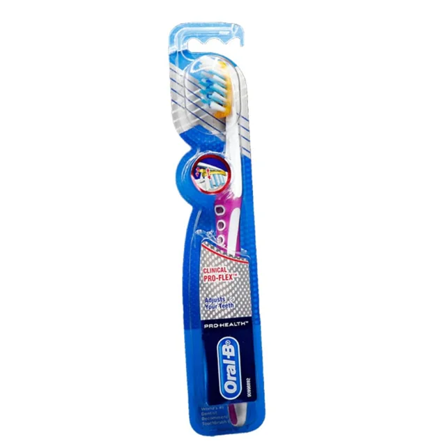 مسواک اورال-بی مدل  CLINICAL PRO-FLEX با برس متوسط 101539760