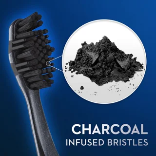 مسواک اورال-بی مدل CHARCOAL EXTRACT با برس متوسط بسته 4 عددی 101540086