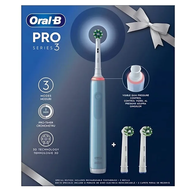 مسواک برقی اورال-بی مدل Pro Series 3 به همراه 2 عدد سری یدک 102634939
