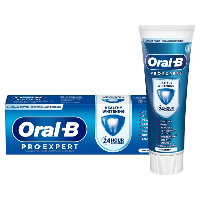 خمیر دندان اورال-بی مدل PRO-EXPERT HEALTHY WHITENING  حجم 75 میلی لیتر 101626990