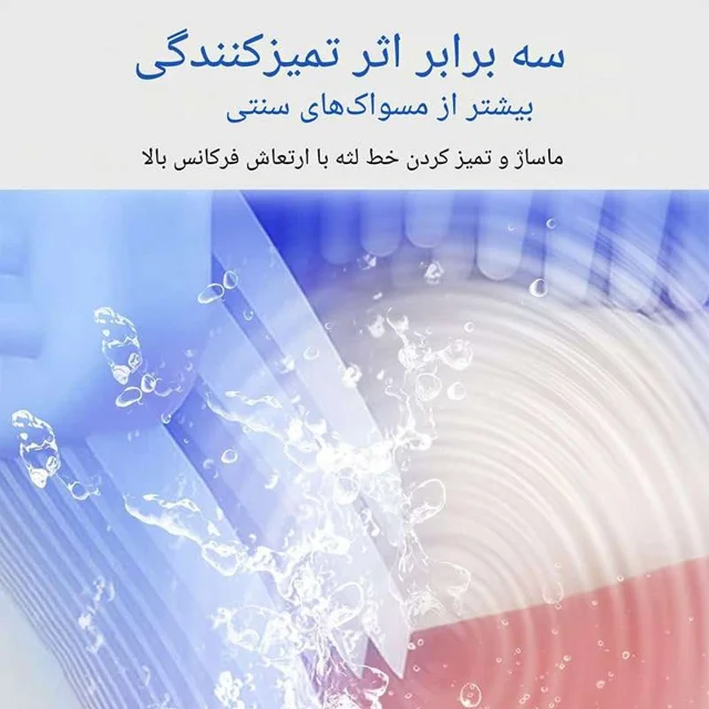 دستگاه سفیدکننده دندان و مسواک برقی مدل  اولتراسونیک  360 درجه با قابلیت سفیدکنندگی دندان 102663042