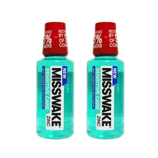 دهان شویه میسویک مدل sensitive care حجم 400 میلی لیتر مجموعه دو عددی 101736694