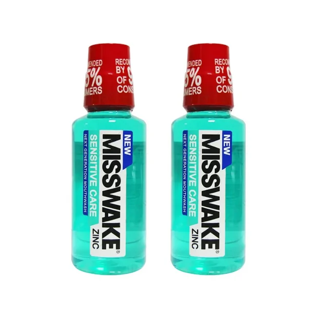 دهان شویه میسویک مدل sensitive care حجم 400 میلی لیتر مجموعه دو عددی 101736694