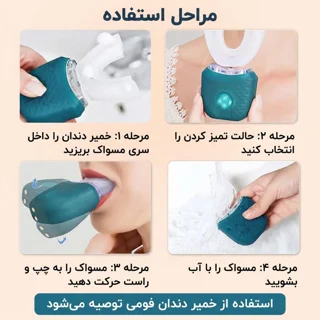 دستگاه سفیدکننده دندان و مسواک برقی مدل  اولتراسونیک  360 درجه با قابلیت سفیدکنندگی دندان 102663036
