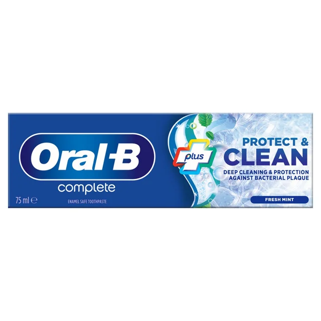 خمیر دندان اورال-بی مدل plus protect clean حجم 75 میلی لیتر 101626821